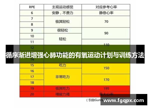 循序渐进增强心肺功能的有氧运动计划与训练方法